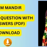 RAM MANDIR 100 GK QUESTION WITH ANSWERS IN HINDI FOR ALL COMPETITIVE EXAMS IN 2024 (1)